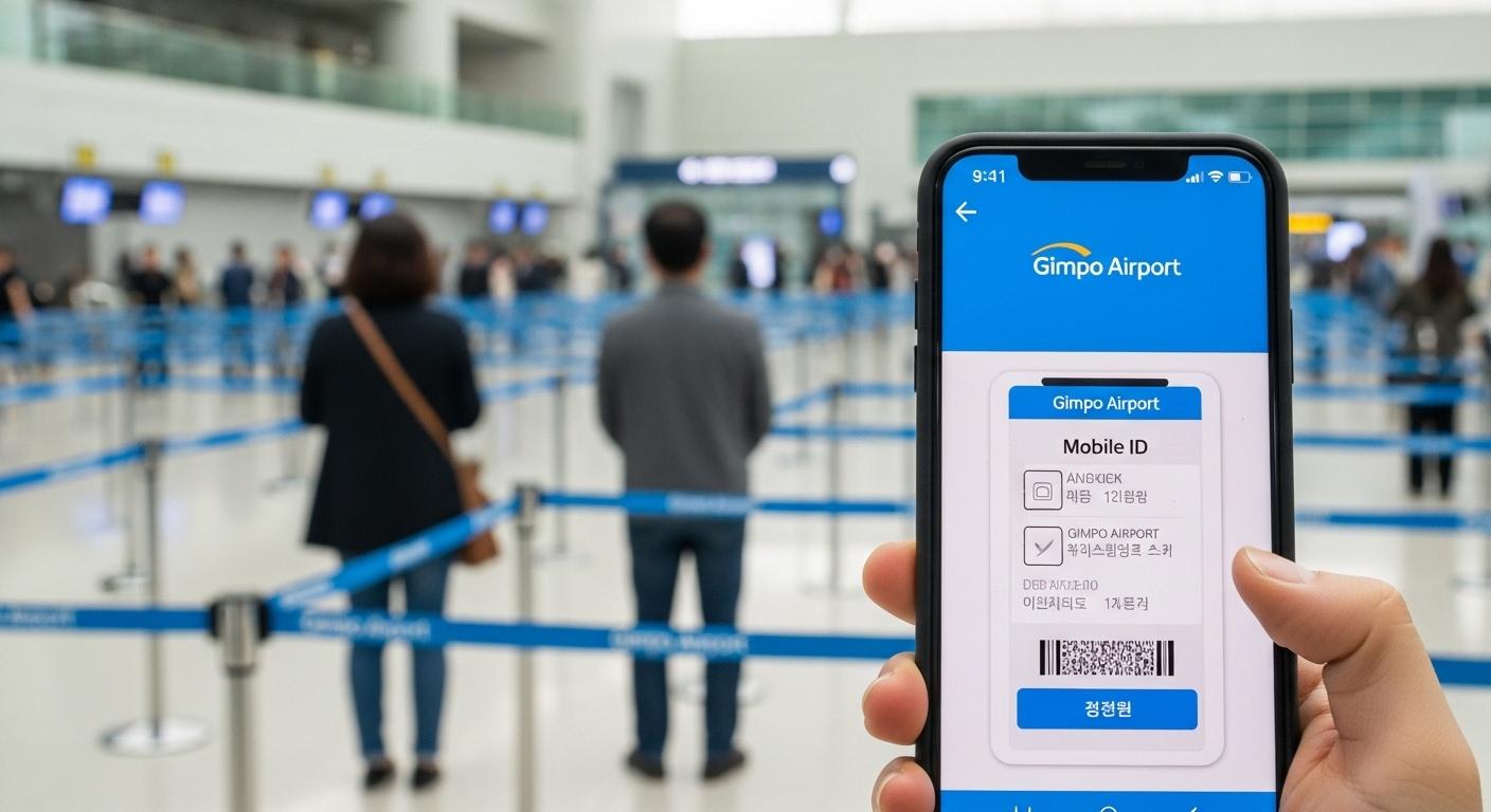 김포공항 모바일 신분증