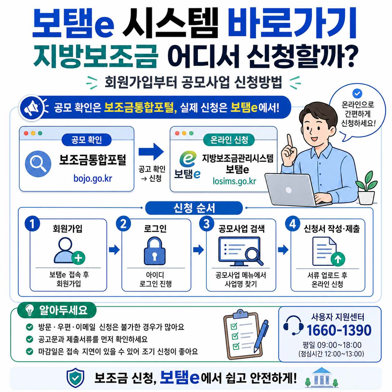 보탬e 시스템 바로가기, 지방보조금 어디서 신청할까? 회원가입부터 공모사업 신청방법