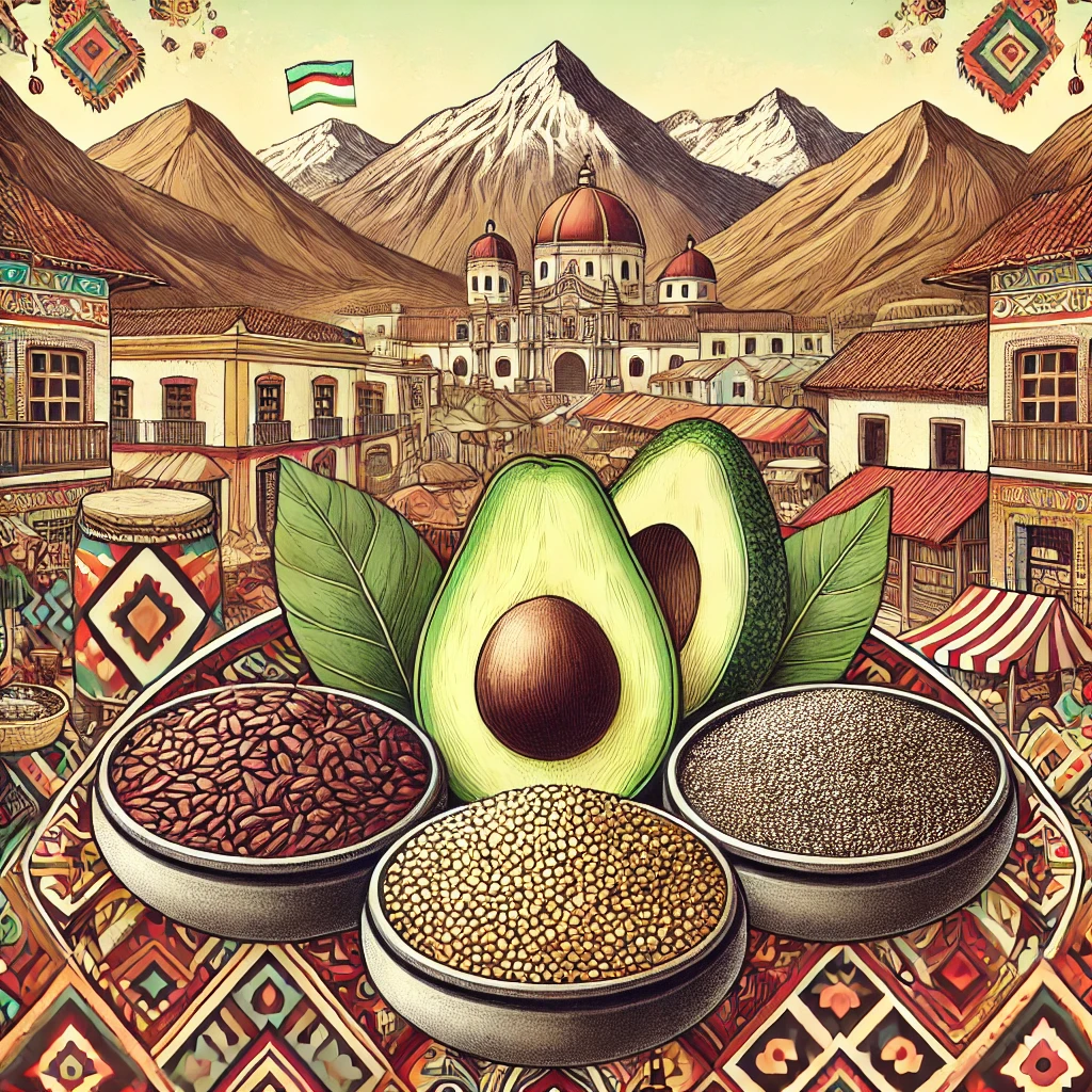 아보카도, 치아씨드, 퀴노아 이미지