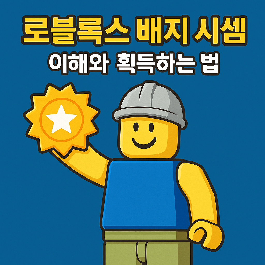 로블록스 배지(Badge) 시스템 이해와 획득하는 법