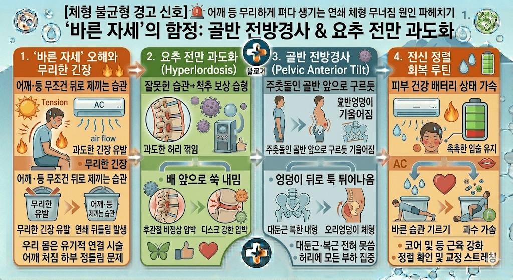 골반 전방경사와 요추전만