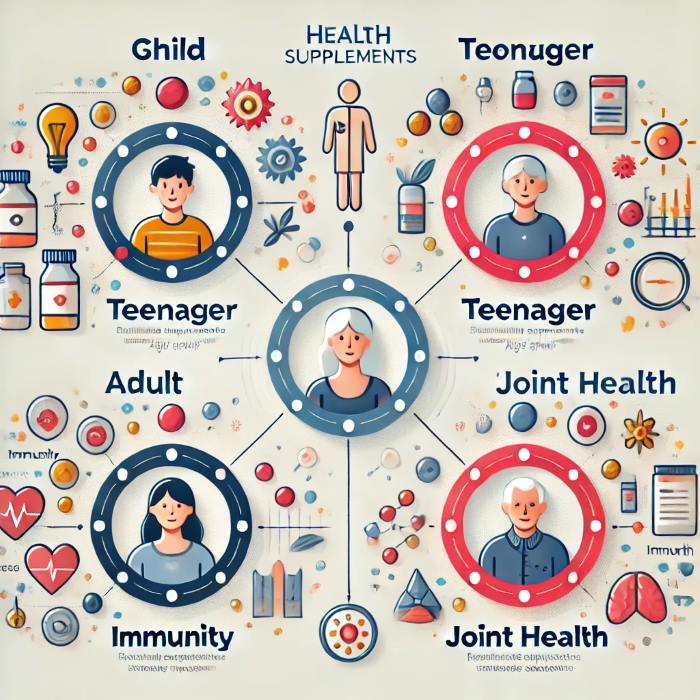 건강기능식품 연령대별 추천 복용법