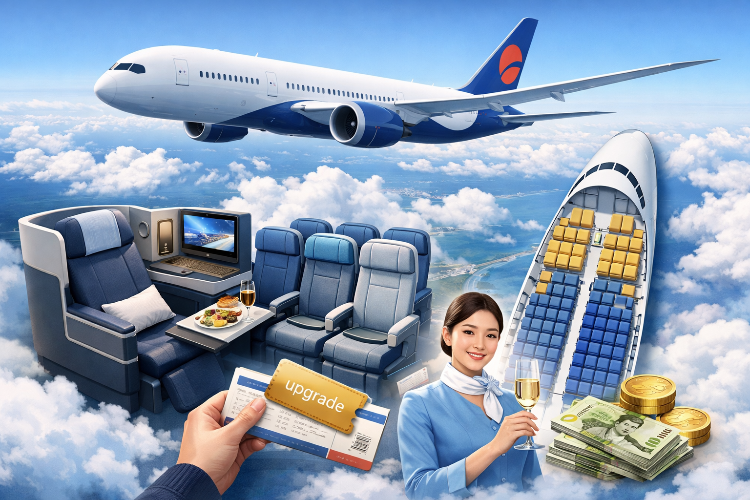 에어프레미아 좌석배치도 완벽정리｜업그레이드 방법&middot;비용&middot;좌석선택 꿀팁 총정리 관련 사진