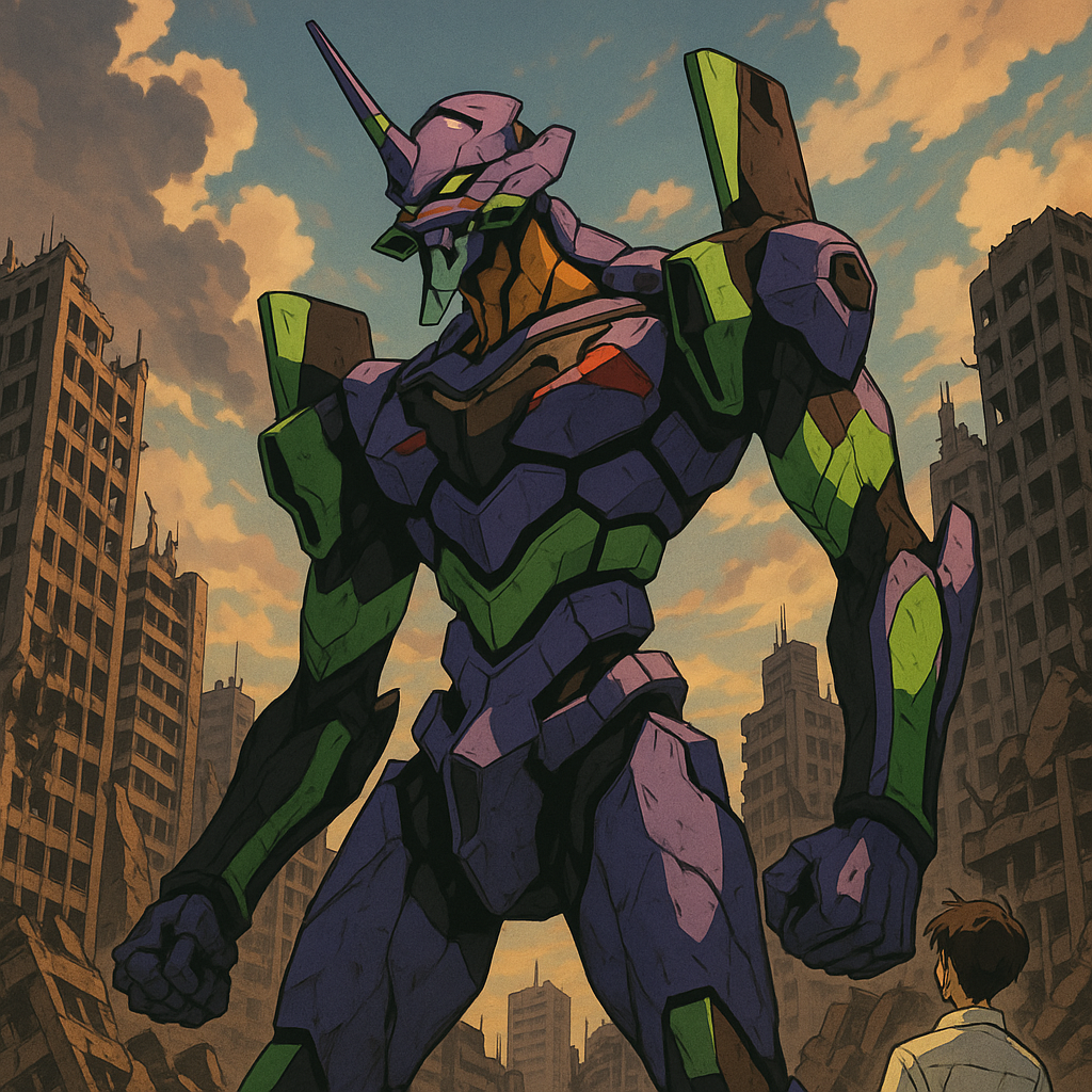 에반게리온 스타일의 캐릭터