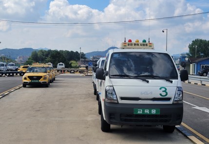창동운전면허학원실기차량들