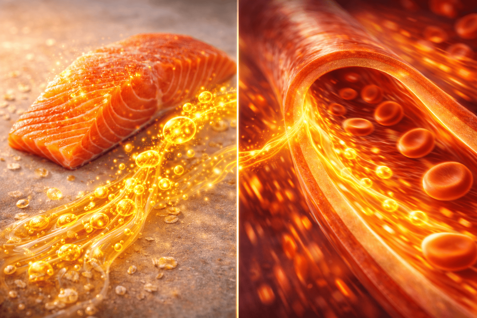 연어의 오메가3와 혈액순환 개선 효과