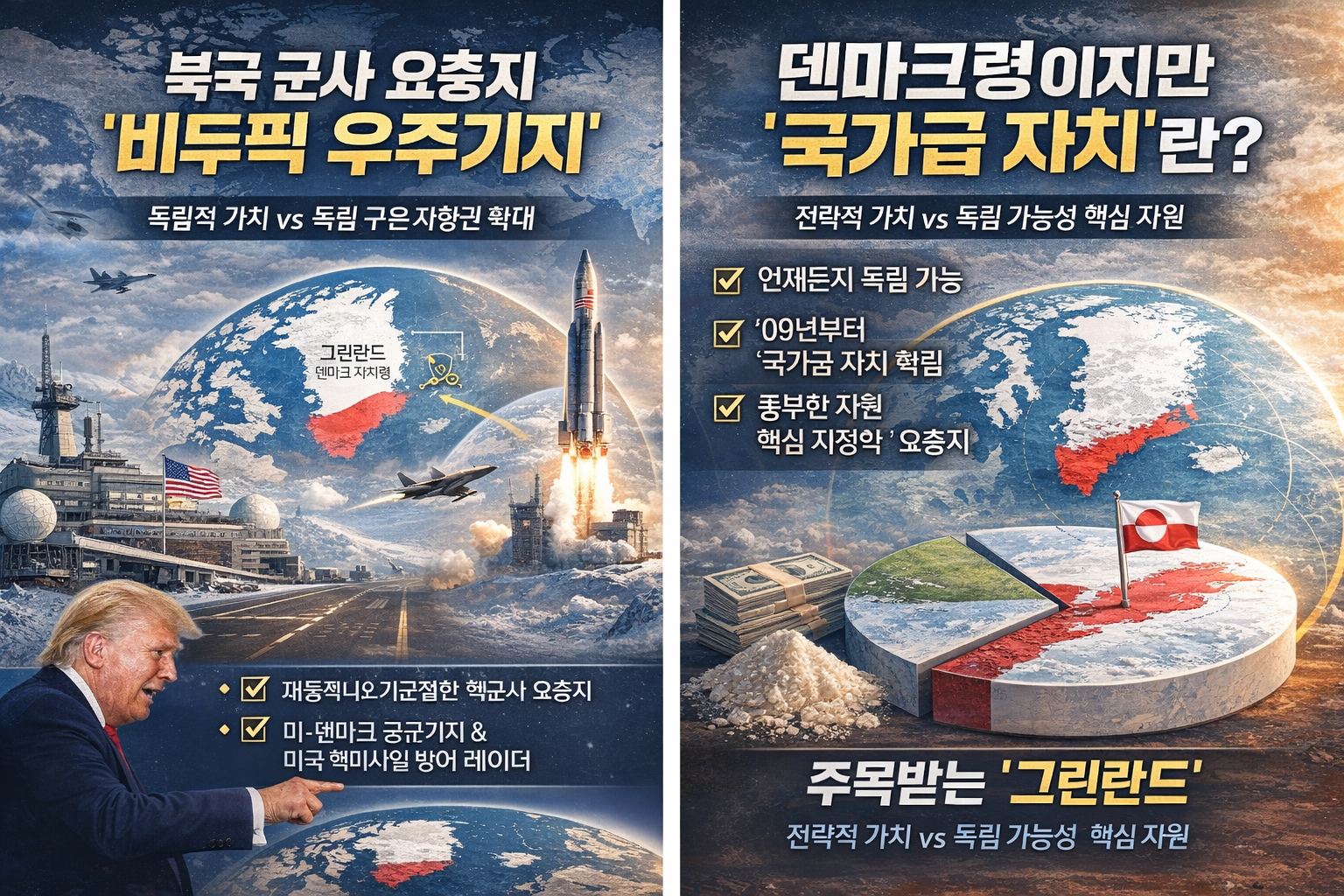 🇬🇱 [왜 미국은 그린란드를 탐내는가?]ㅣ덴마크령 그린란드의 지정학&middot;군사&middot;자원 가치 총정리 (2026년 최신)