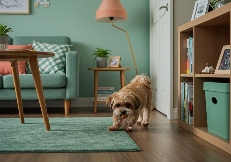 강아지가 사료를 옮기는 주요 원인 4가지