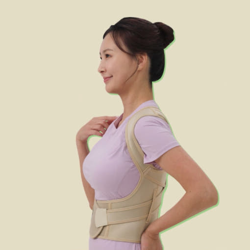 입는 테이핑 쭉쭉핏 자세 허리 교정 밴드 후기