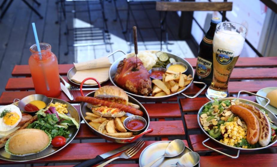 6시내고향 남해 독일마을 핫도그와 슈바인학센