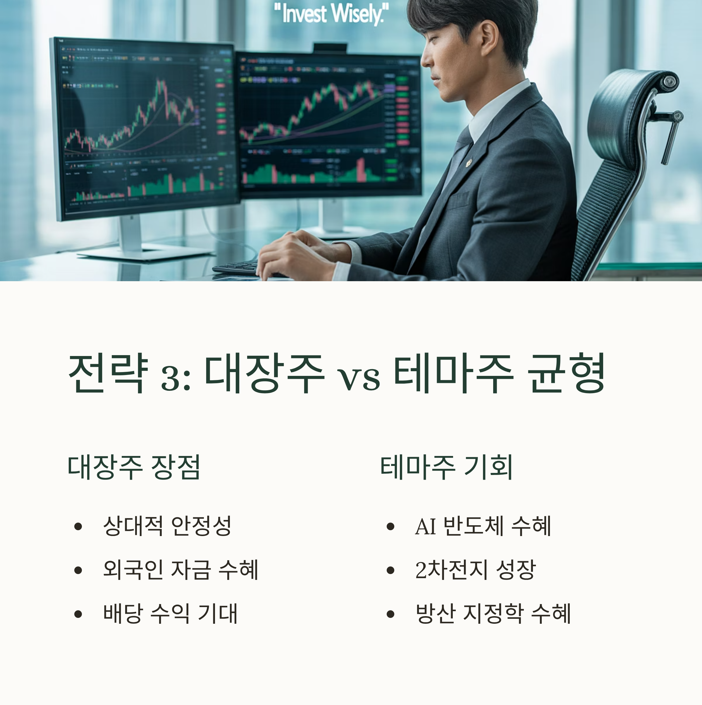 대장주 vs 테마주, 균형 잡힌 선택