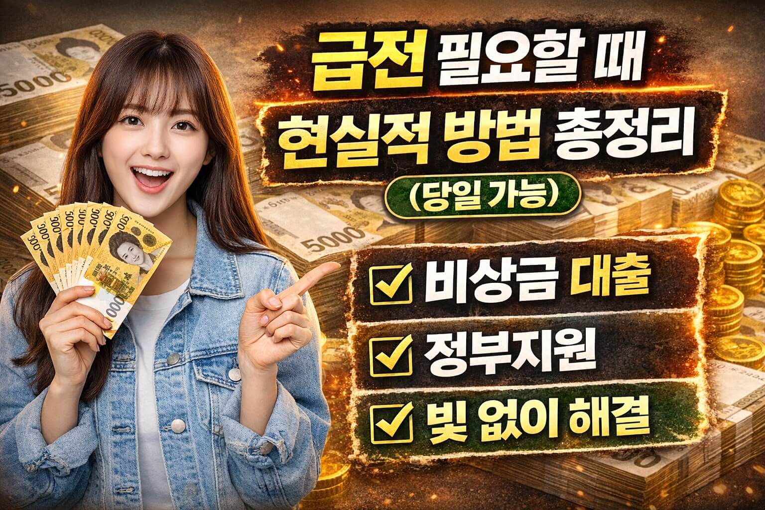 급전 필요할때 현실적인 해결방법 총정리