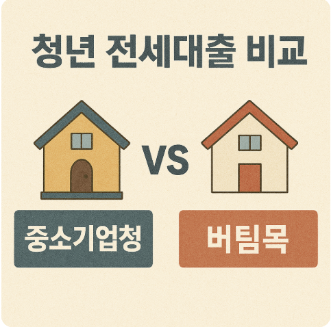 청년 전세대출 비교 : 중소기업청 vs 버팀목 관련 사진