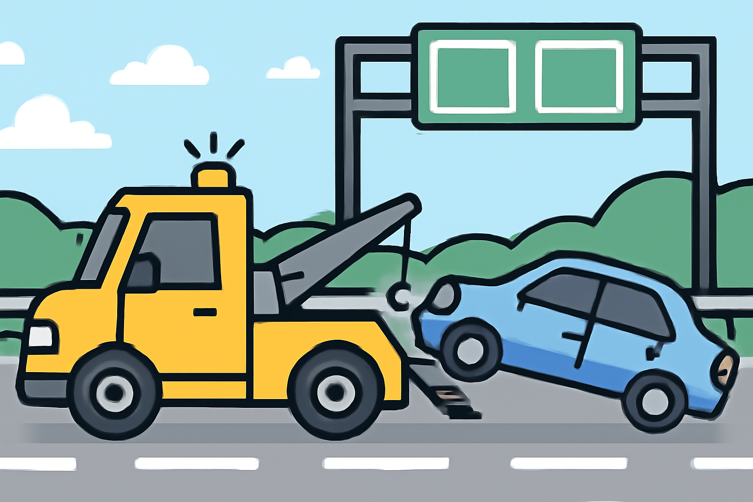 모르면 손해! 고속도로 무료 견인 서비스 완벽 가이드 (한국도로공사 공식정보 총정리) 관련 사진