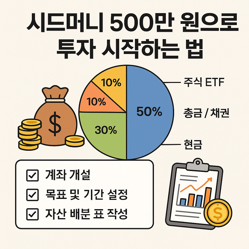 시드머니 500만 원으로 투자 시작하는 법