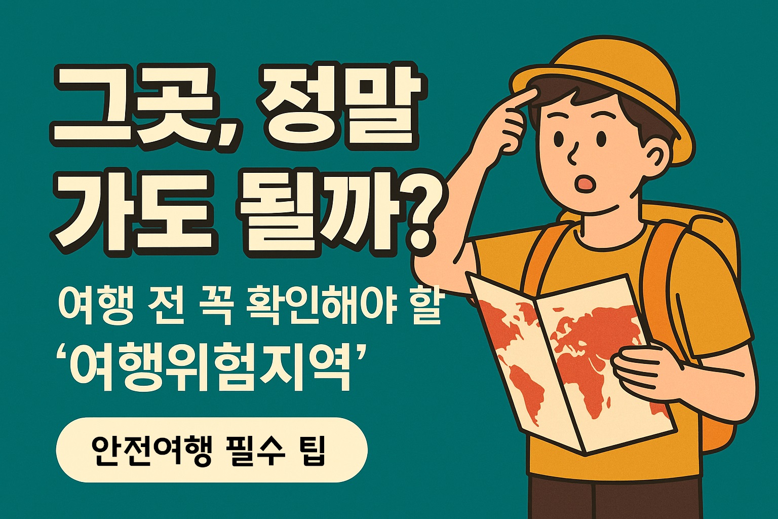 여행 가기전 여행 위험지역 필수 확인