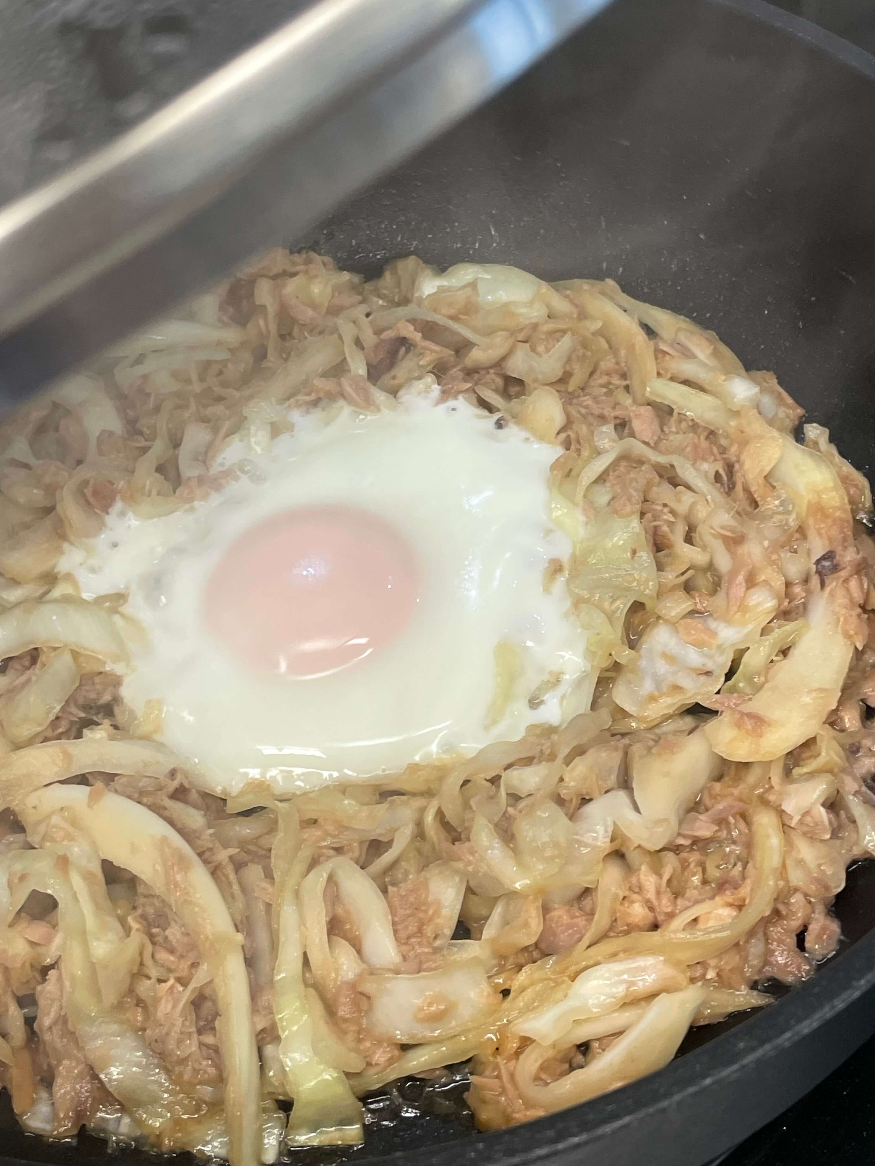 양배추참치덮밥