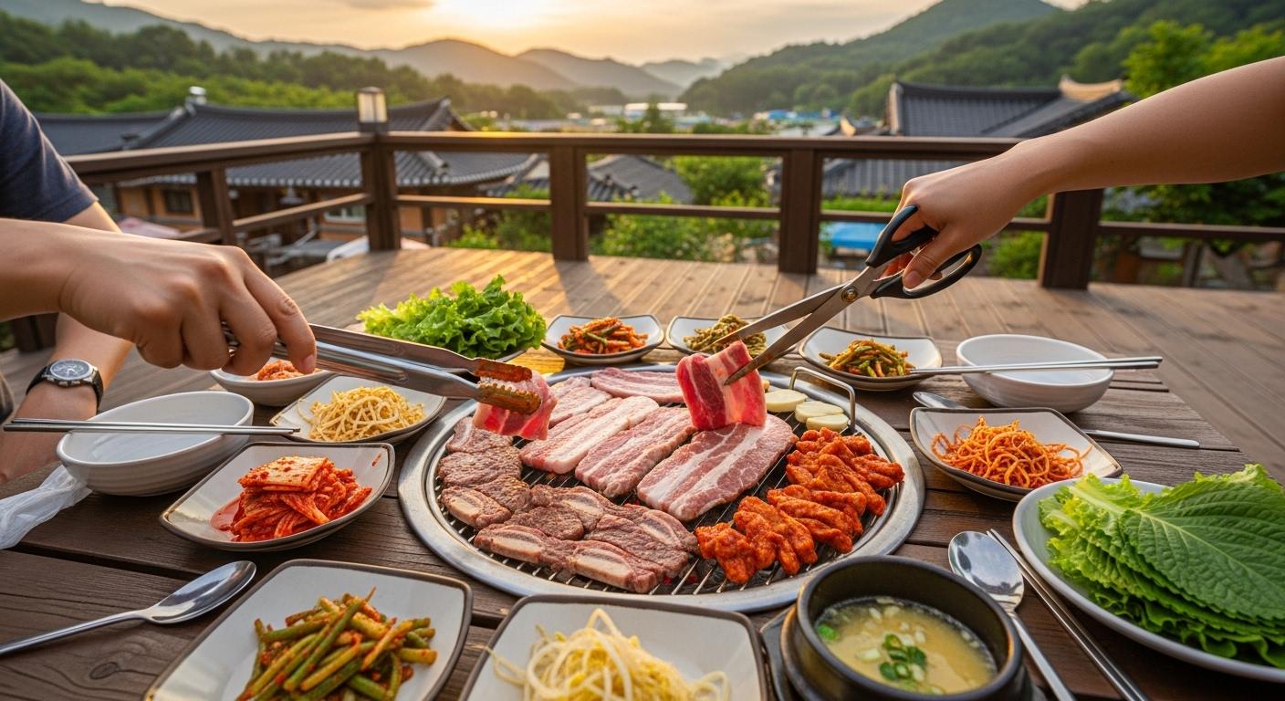 서울 근교 펜션 바베큐