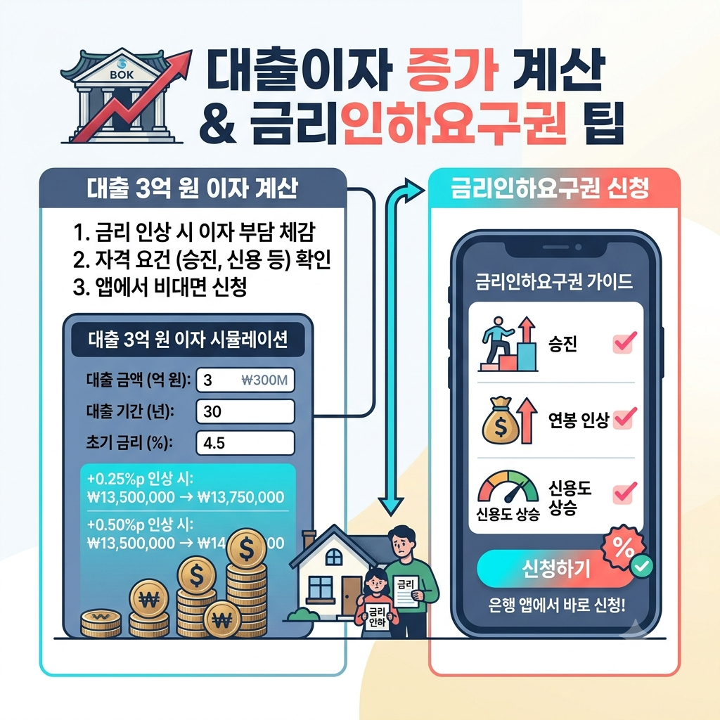 대출 이자 증가와 금리인하요구권