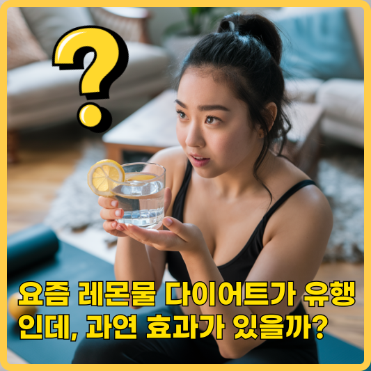[꿀팁 대방출] 레몬물 다이어트