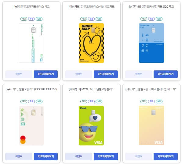 알뜰교통카드-참여하는-카드회사-설명하는-첫번째 사진