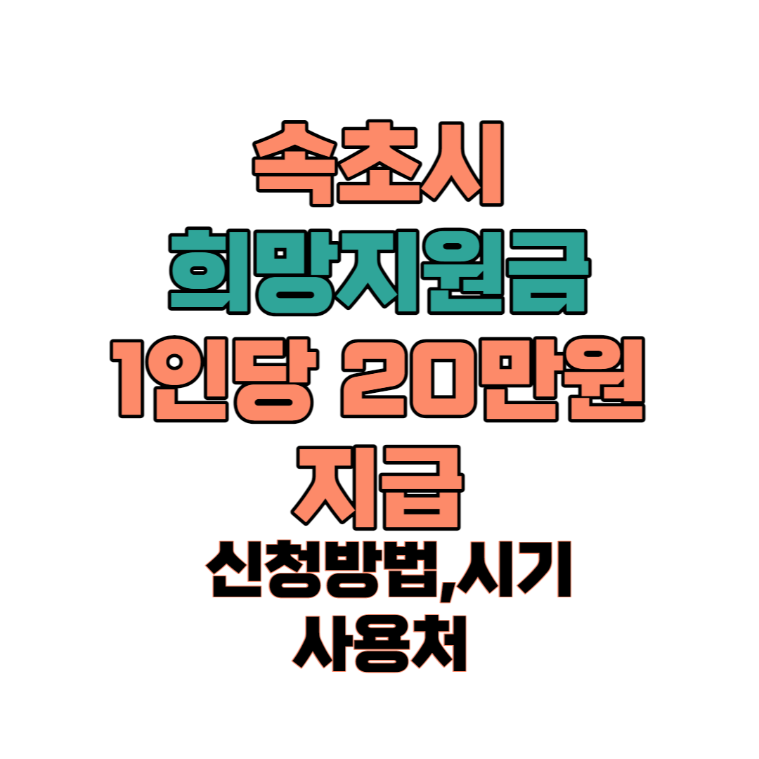 속초시희망지원금20만원썸네일