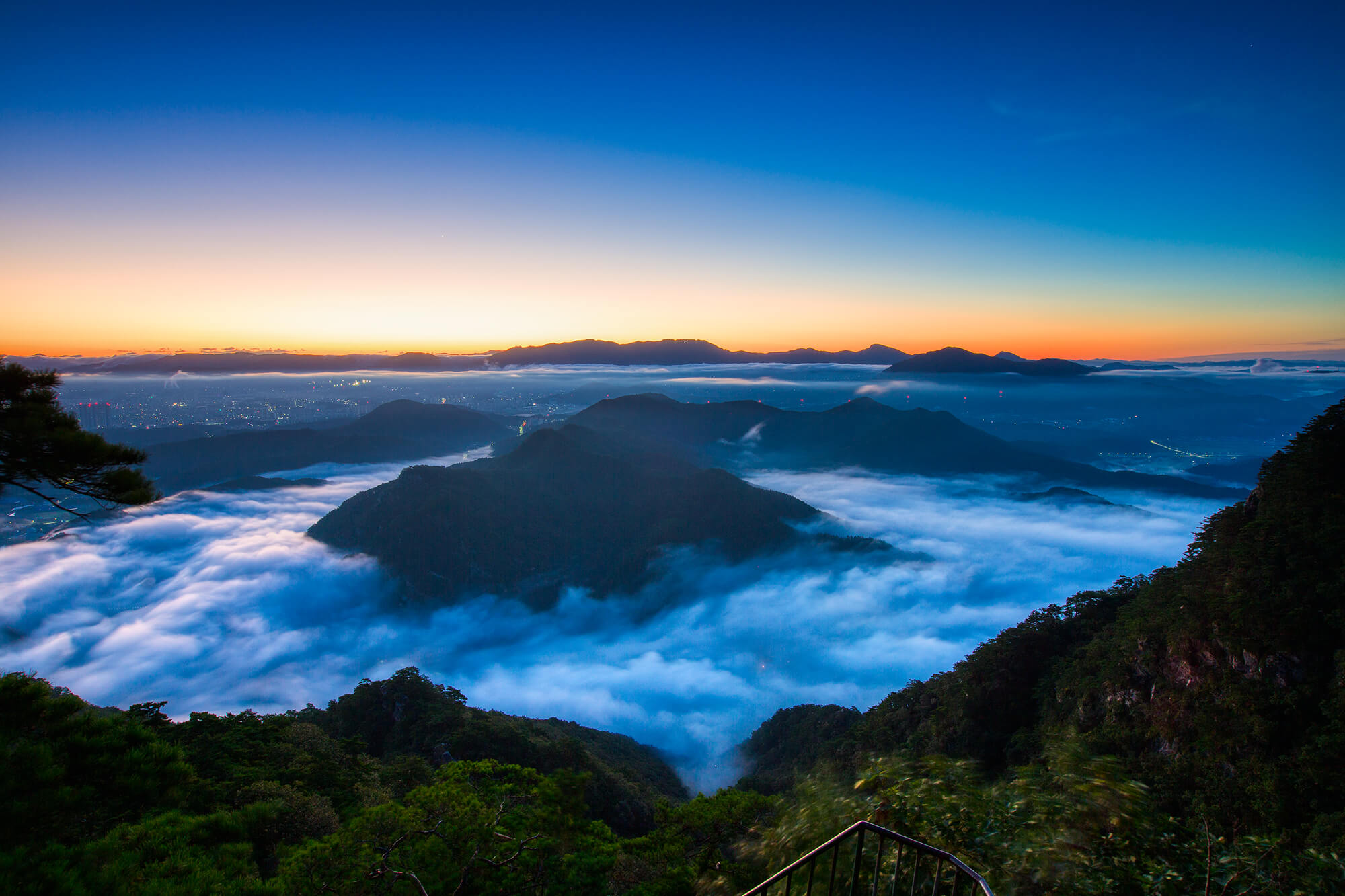 춘천 삼악산 여명과 일출4