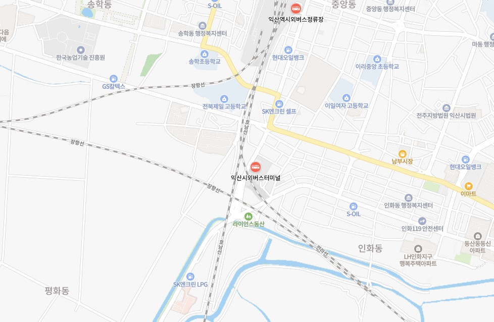 익산시외버스터미널 시간표 조회 및 예매 방법