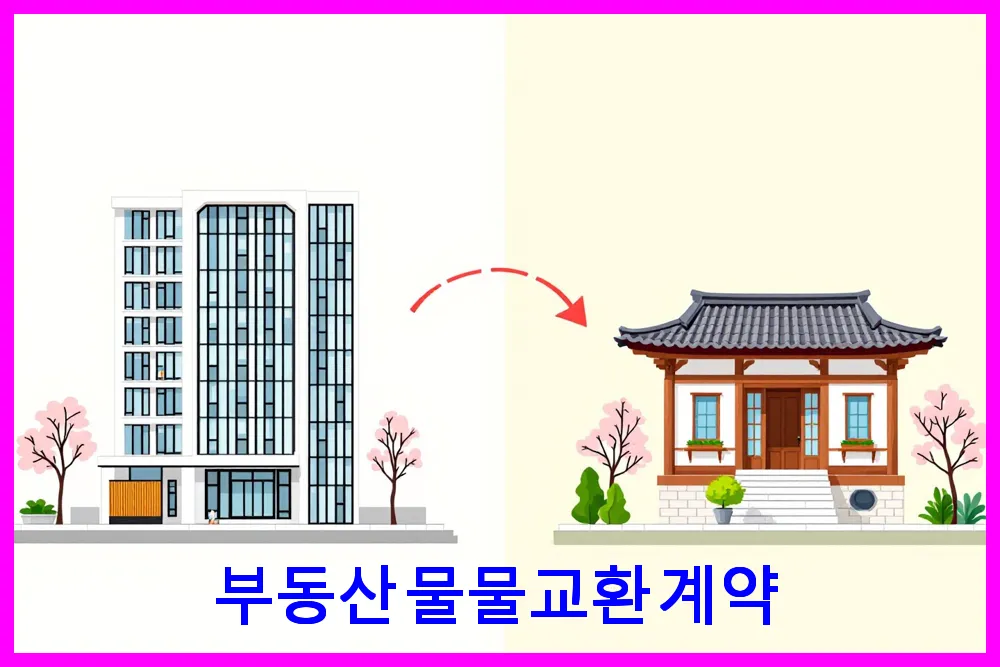부동산 물물교환 계약
