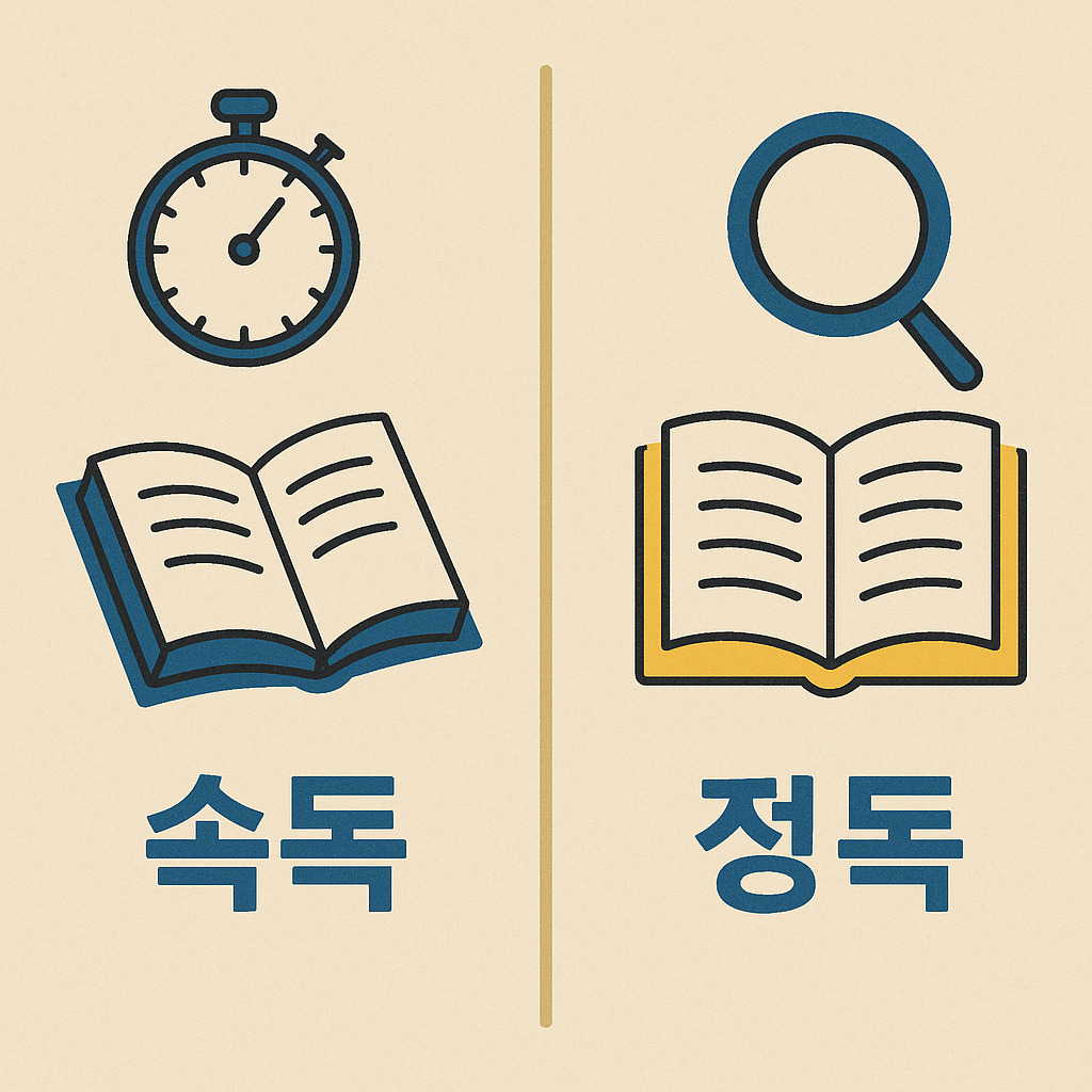 속독 vs 정독: 상황별 최적 독서 전략