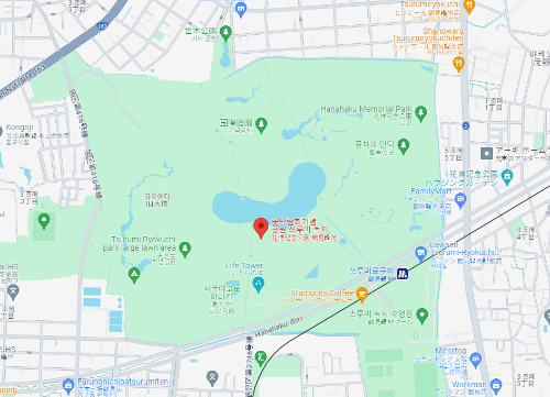 츠루미료쿠치 지도