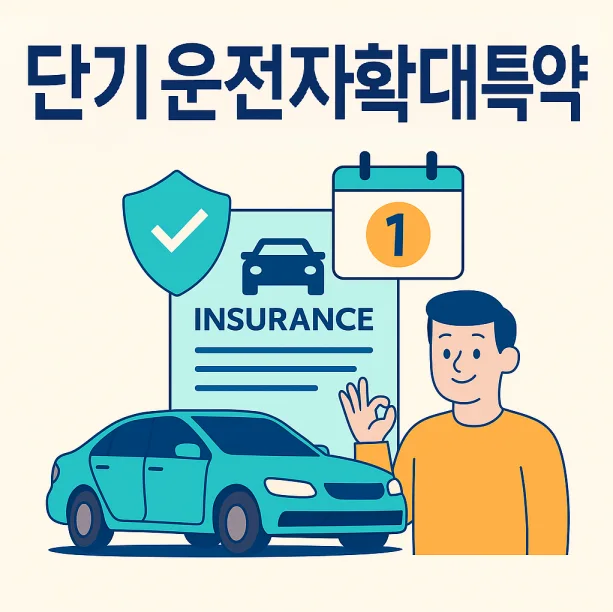 단기 운전자 확대 특약 당일