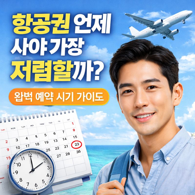 ✈️ 항공권 언제 사야 가장 저렴할까? 완벽 예약 시기 가이드