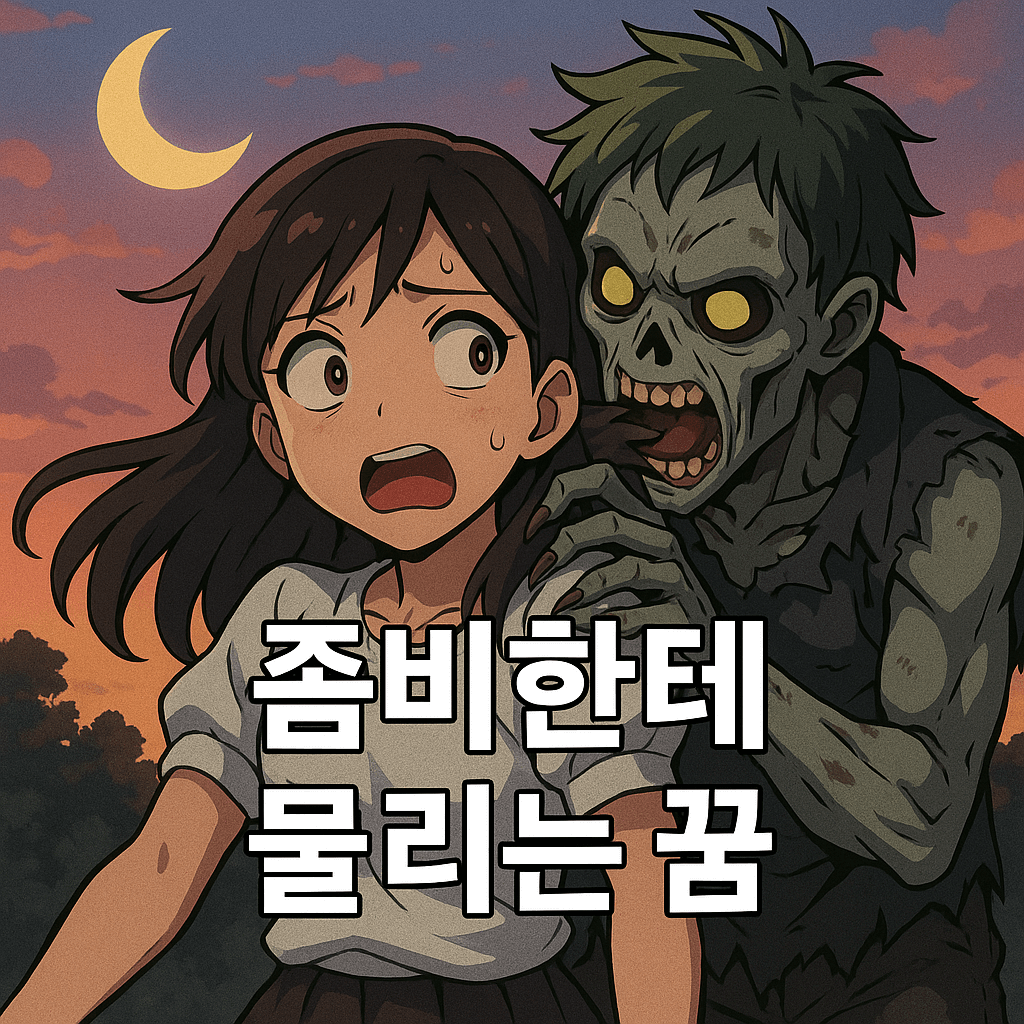 좀비한테 물리는 꿈