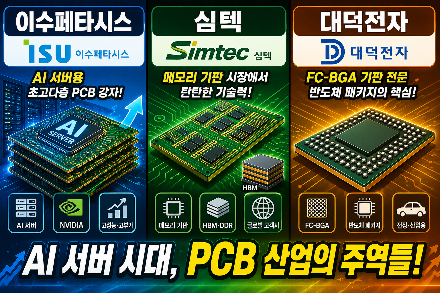 AI 서버 시대, PCB 혁신 주역들