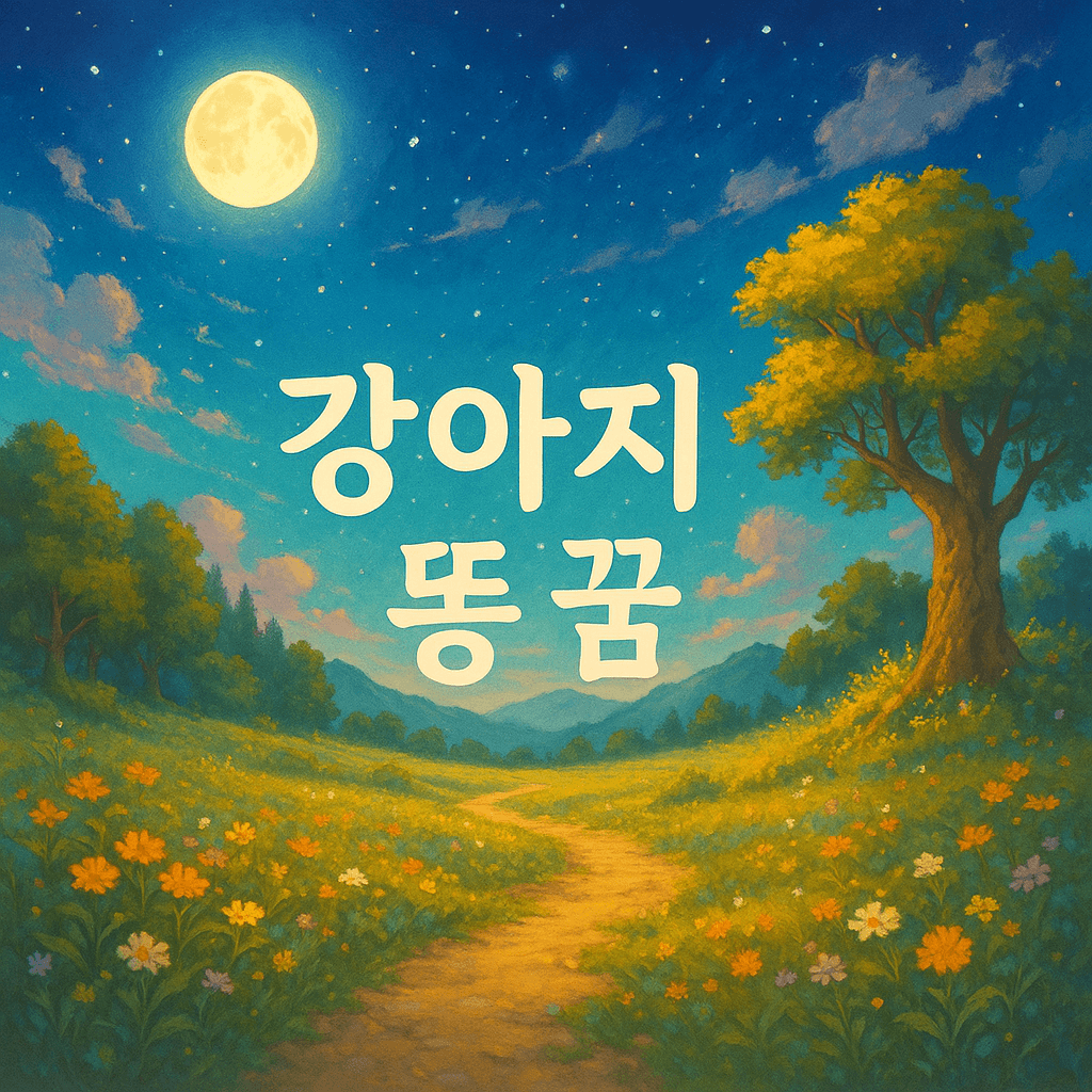 강아지 똥 꿈 해몽