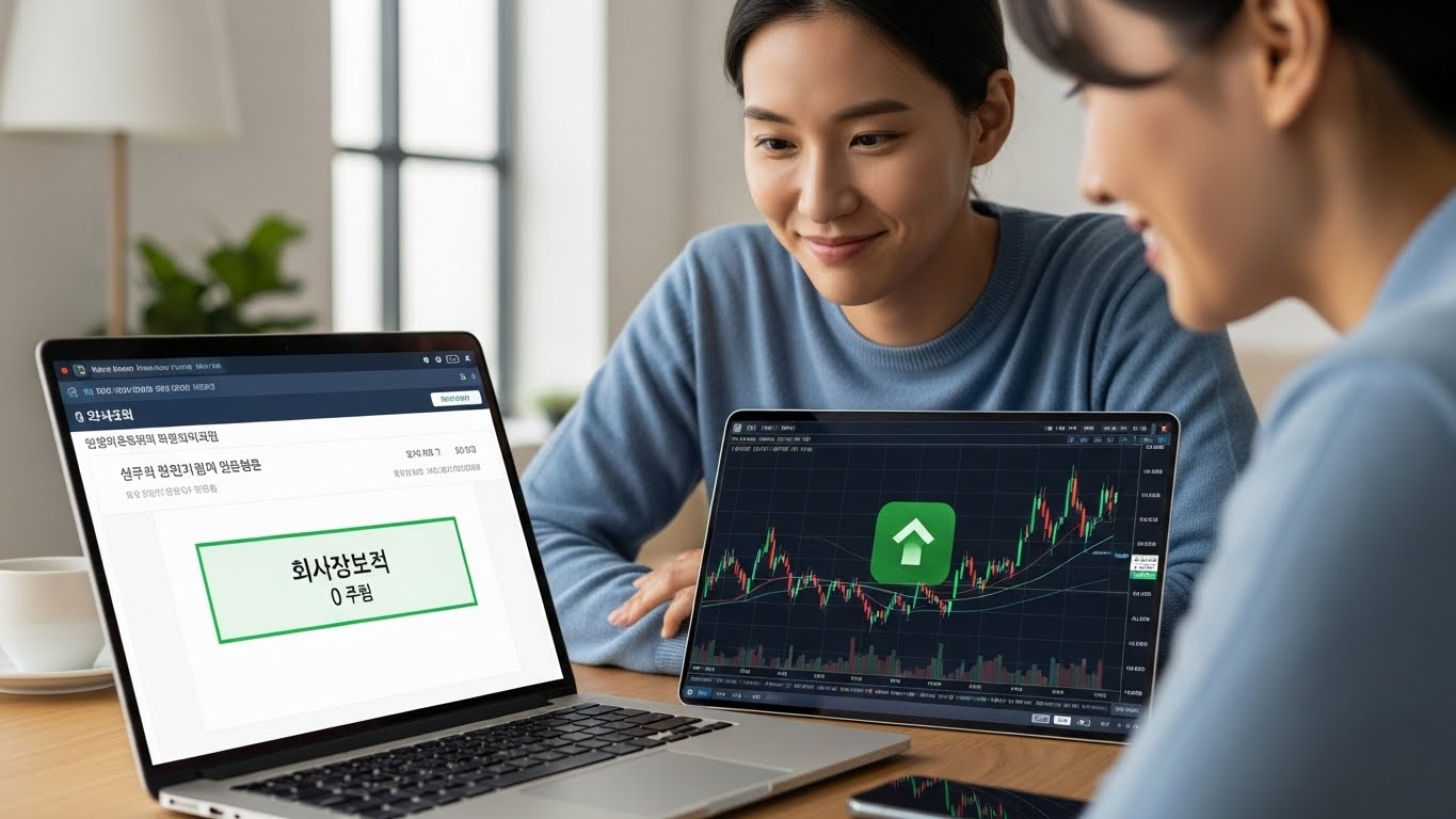 플랫폼 수수료 없이 판매 수익을 극대화하여 통장에 입금된 내역을 확인하고 만족해하는 한국인