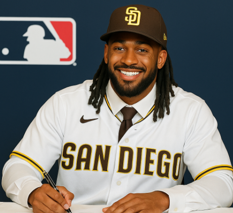 계약하는 메이저리그 선수 사진