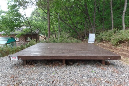 용현 자연휴양림 야영장