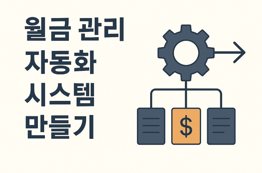 월급 관리 자동화 시스템 만들기