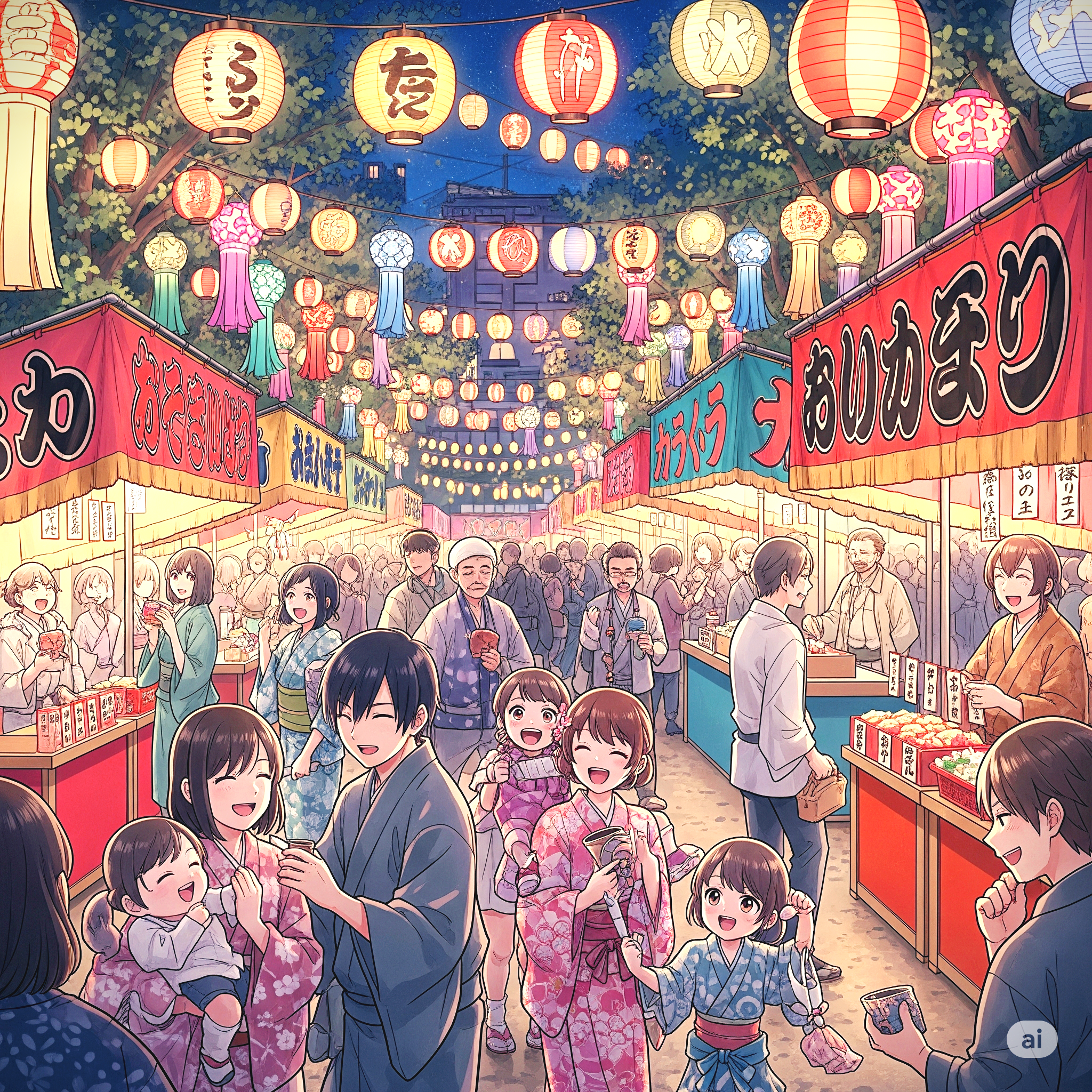 일본 축제 모습