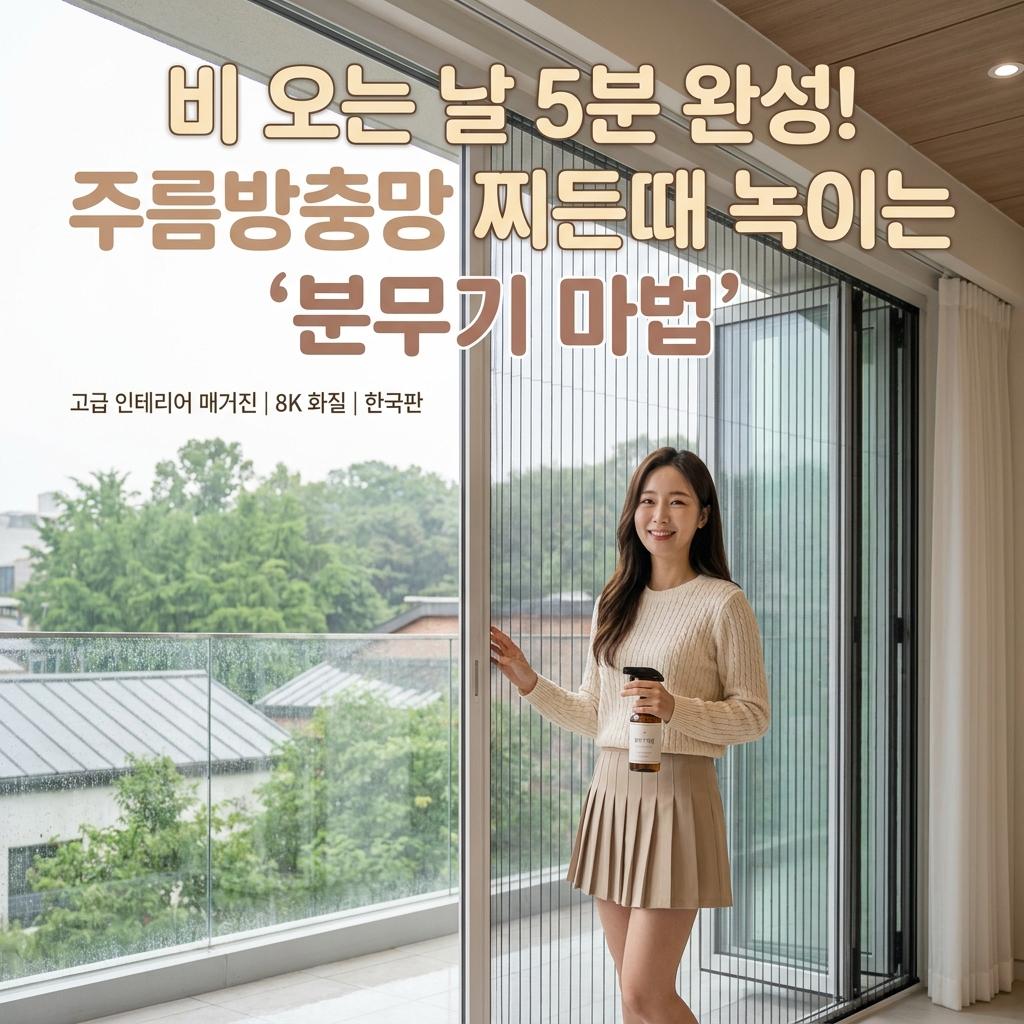 광주 타운하우스 방충망 세탁 40평대 테라스 관리 끝판왕! 윤혜진도 반한 비 오는 날 주름방충망 찌든 때 녹이는 마법의 팁