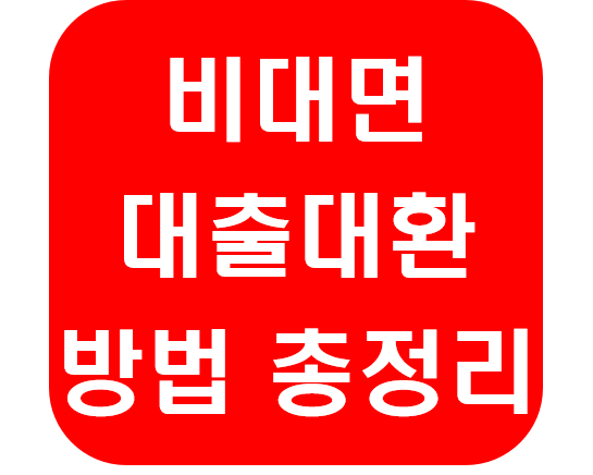 비대면 대출대환 방법 총정리(주택담보,전세자금,금융위카드뉴스)