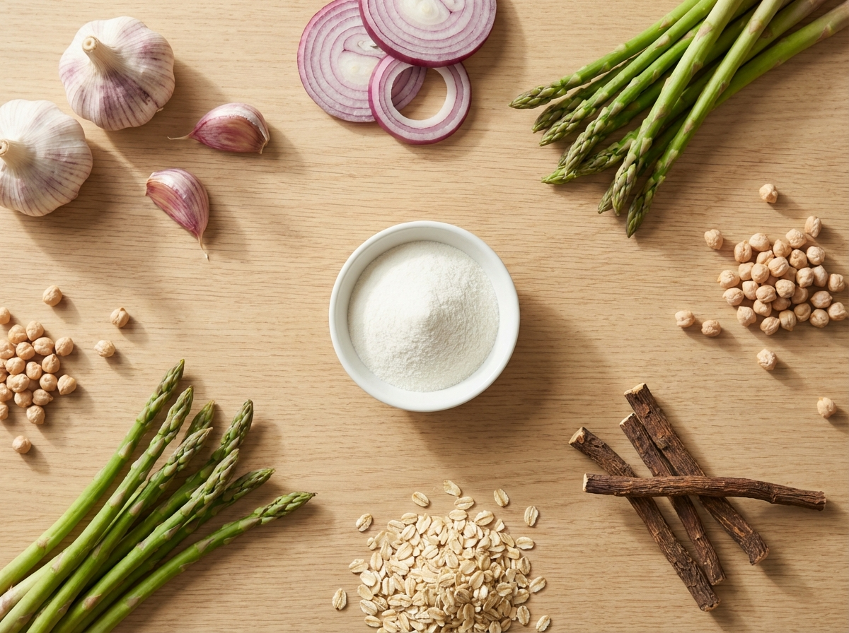 프리바이오틱스, 유익균 먹이, 식이섬유, 올리고당 식품