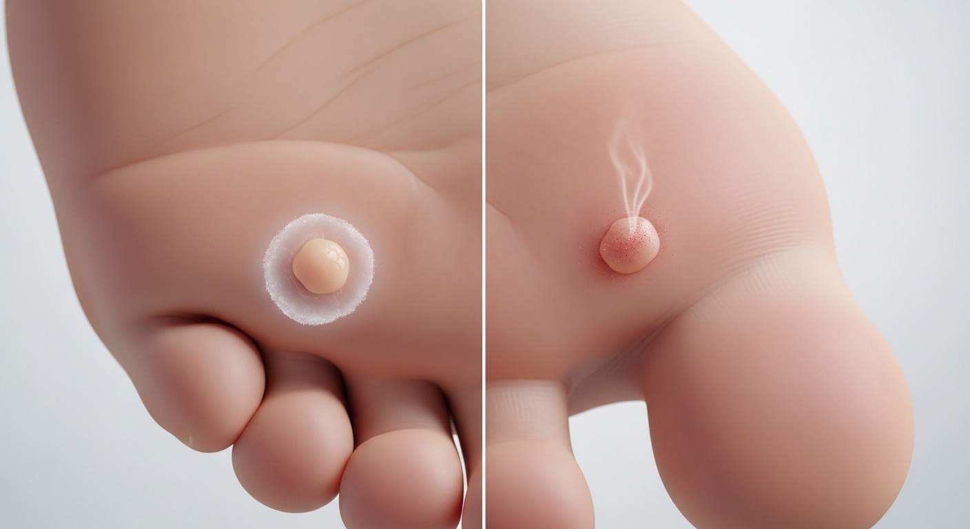 발바닥사마귀&amp;#44; 냉동치료&amp;#44; 레이저치료