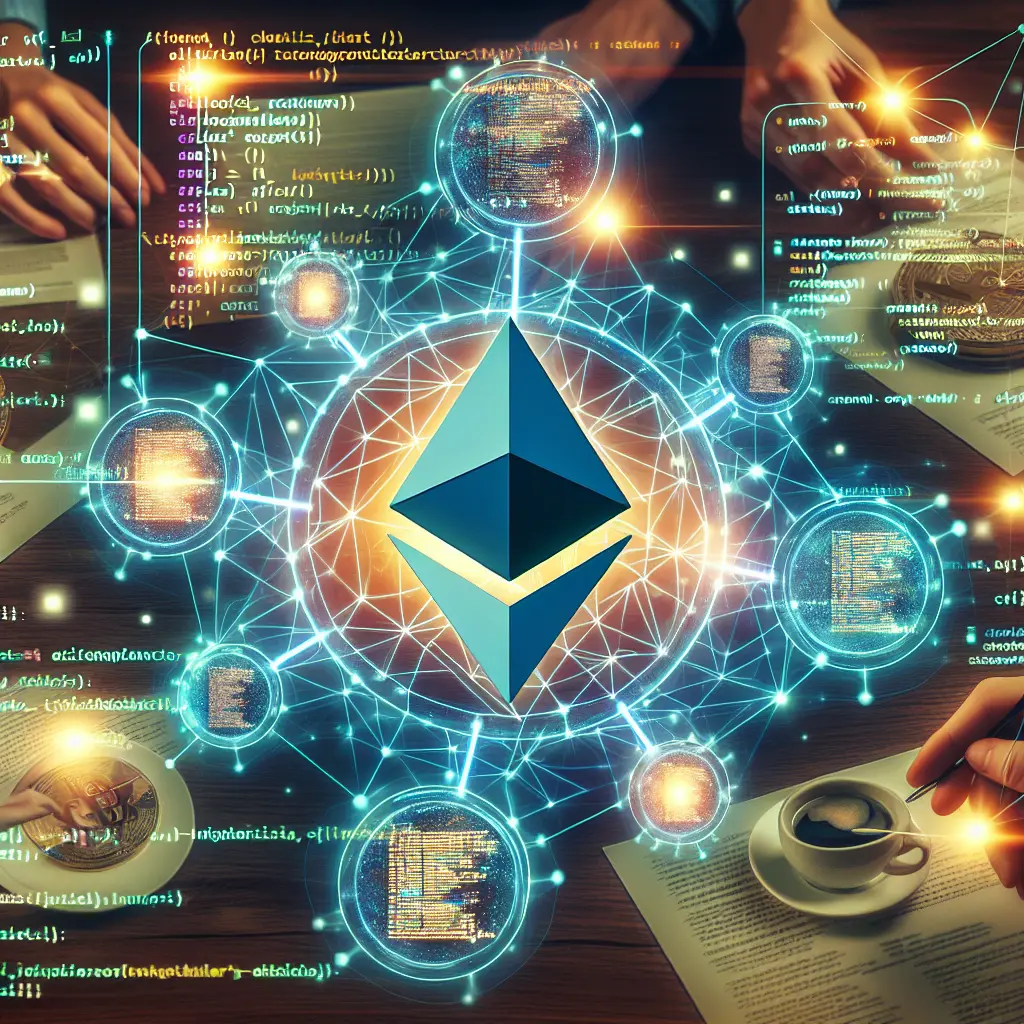 이더리움을 나타내는 사진