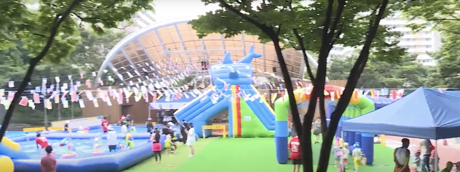 동대문구 중랑천 물놀이장 이미지