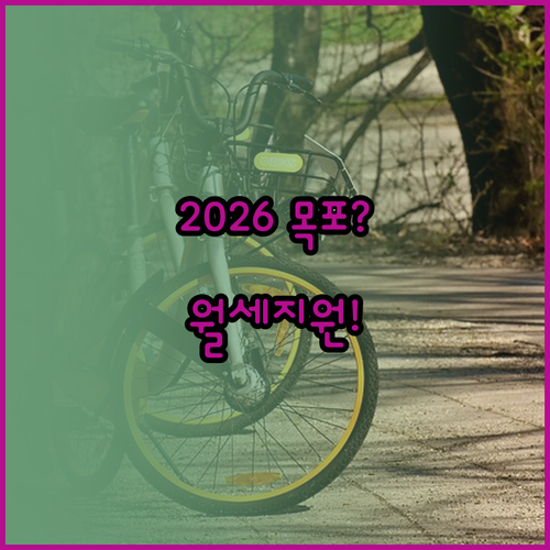 2026년 목포시 월세지원 자격 조건..