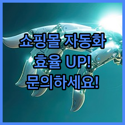 쇼핑몰 업무 자동화, 20년 경력 개