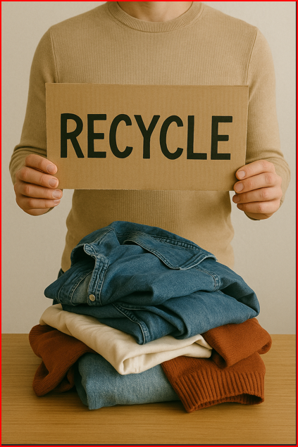 의류 재활용 사진